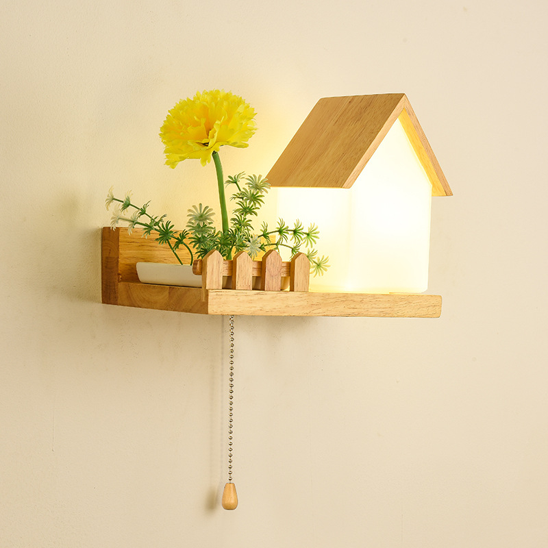 Kreativna zidna lampa u nordijskom stilu za spavaću sobu i dnevni boravak – minimalistička moderna zidna svjetiljka za hodnik i stepenice