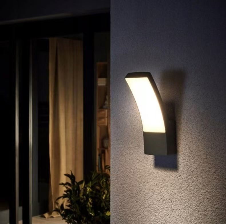 Vanjska zidna LED svjetiljka IP65, vodootporna za hodnike, stubišta, dvorišta, balkone i unutarnje vrtove – zidna montaža
