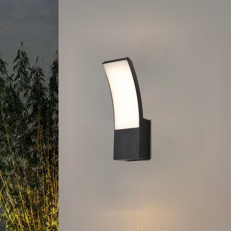 Vanjska zidna LED svjetiljka IP65, vodootporna za hodnike, stubišta, dvorišta, balkone i unutarnje vrtove – zidna montaža