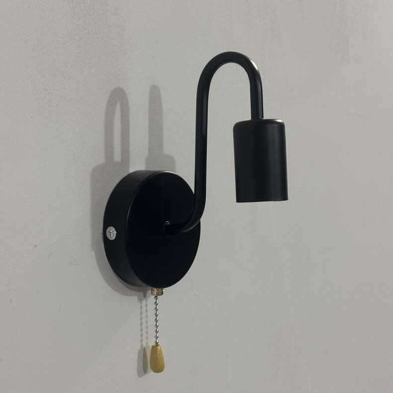 Željezna zidna lampa europskog stila, retro minimalistički dizajn za dnevni boravak i spavaću sobu