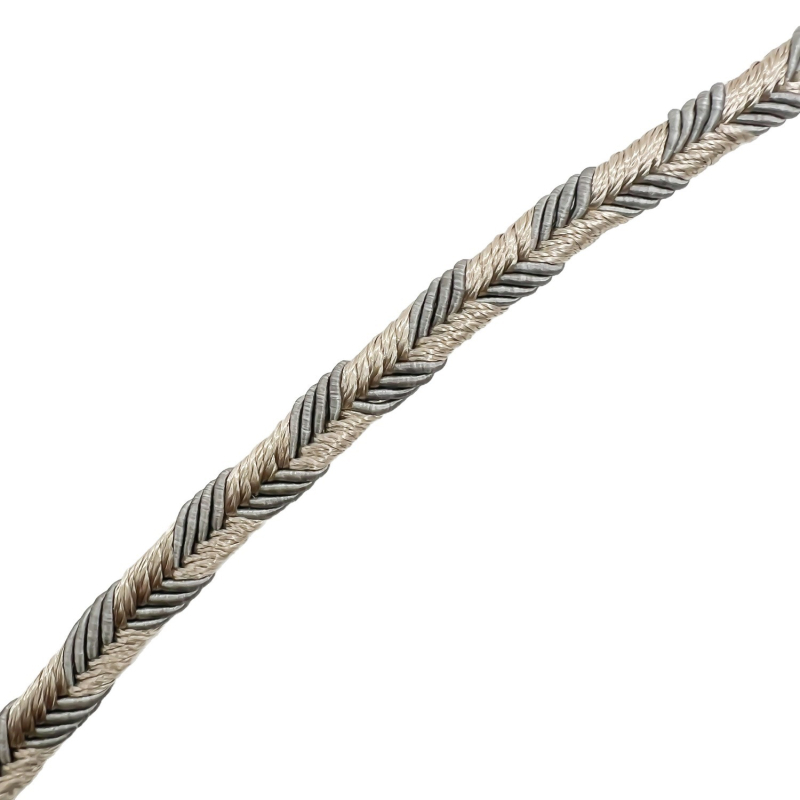 7 mm bijela dvostruko pletena čipka za DIY odjeću – rub dekolta i rub haljine