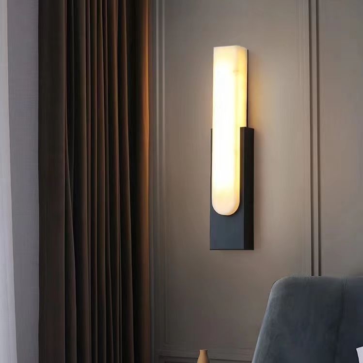 Moderna luksuzna zidna lampa s imitacijom mramora, LED, za spavaću sobu, dnevni boravak i hodnik