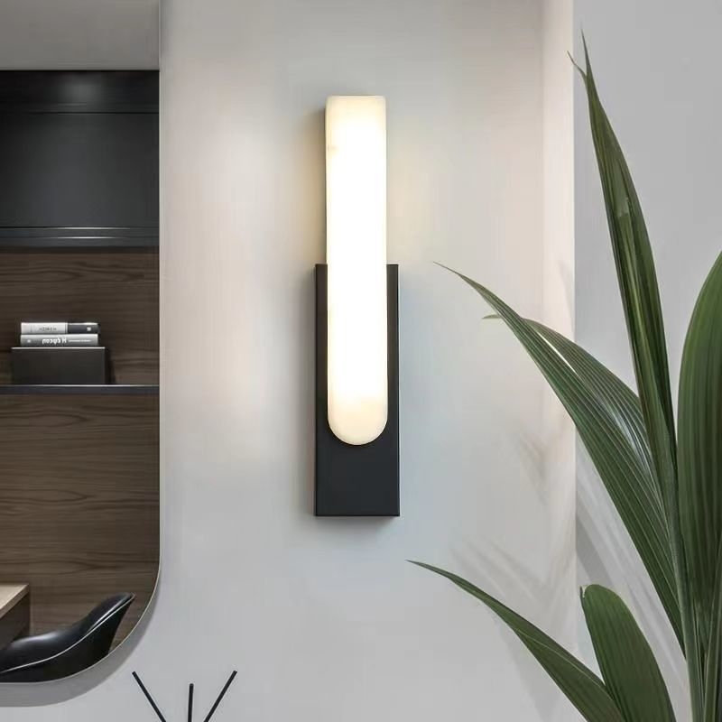 Moderna luksuzna zidna lampa s imitacijom mramora, LED, za spavaću sobu, dnevni boravak i hodnik