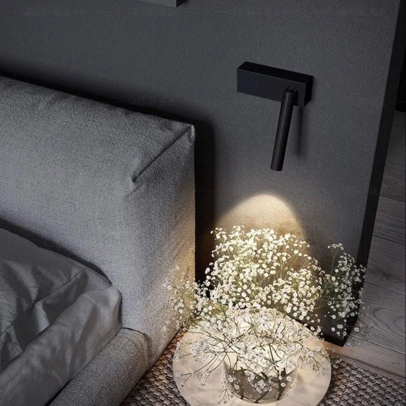 Okretna LED zidna lampa za čitanje pored kreveta