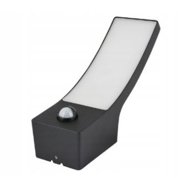 LED vanjsko senzorno zidno svjetlo za vrt i fasadu, aluminijsko kućište, IP44, >1000 lm, 3000–6000K