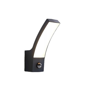 LED vanjsko senzorno zidno svjetlo za vrt i fasadu, aluminijsko kućište, IP44, >1000 lm, 3000–6000K