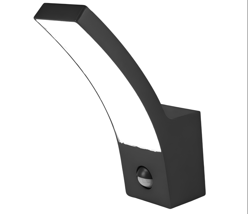 LED vanjsko senzorno zidno svjetlo za vrt i fasadu, aluminijsko kućište, IP44, >1000 lm, 3000–6000K