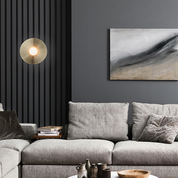 Zidna lampa uz kreveta za spavaću sobu – moderni minimalistički nordijski stil, staklena sjenila, metalno telo, 220V, dekor na zid uz televizor