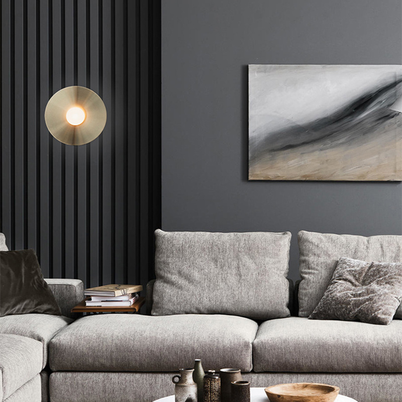 Zidna lampa uz kreveta za spavaću sobu – moderni minimalistički nordijski stil, staklena sjenila, metalno telo, 220V, dekor na zid uz televizor