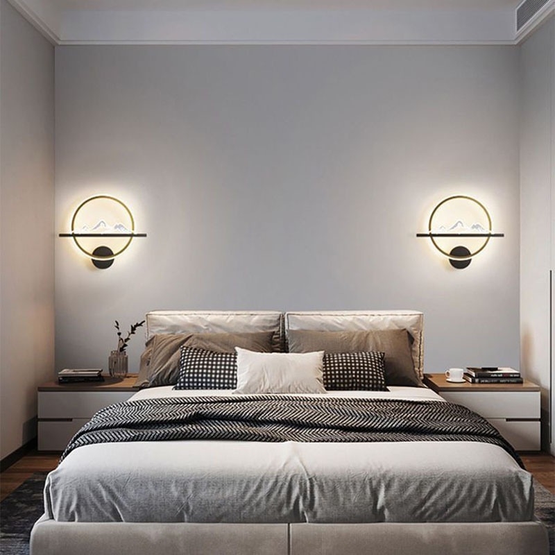 Nordijska LED zidna lampa za spavaću sobu – moderni minimalistički dizajn, elegantno kreativno osvjetljenje uz krevet