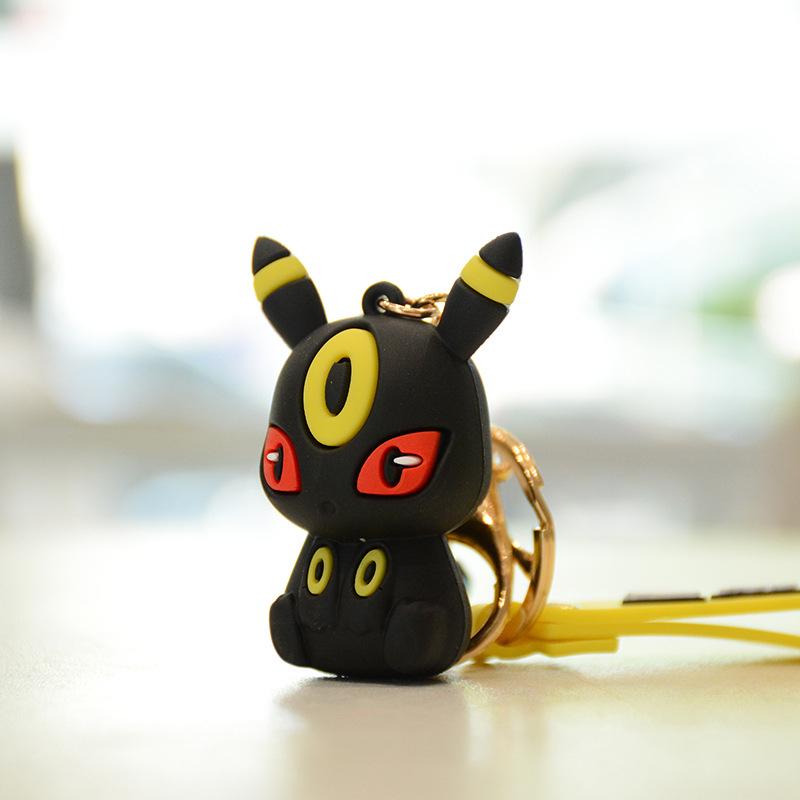 Privjesak za ključeve Eevee i Pikachu – slatka crtani serijal, poklon za parove, privjesak za auto i torbu