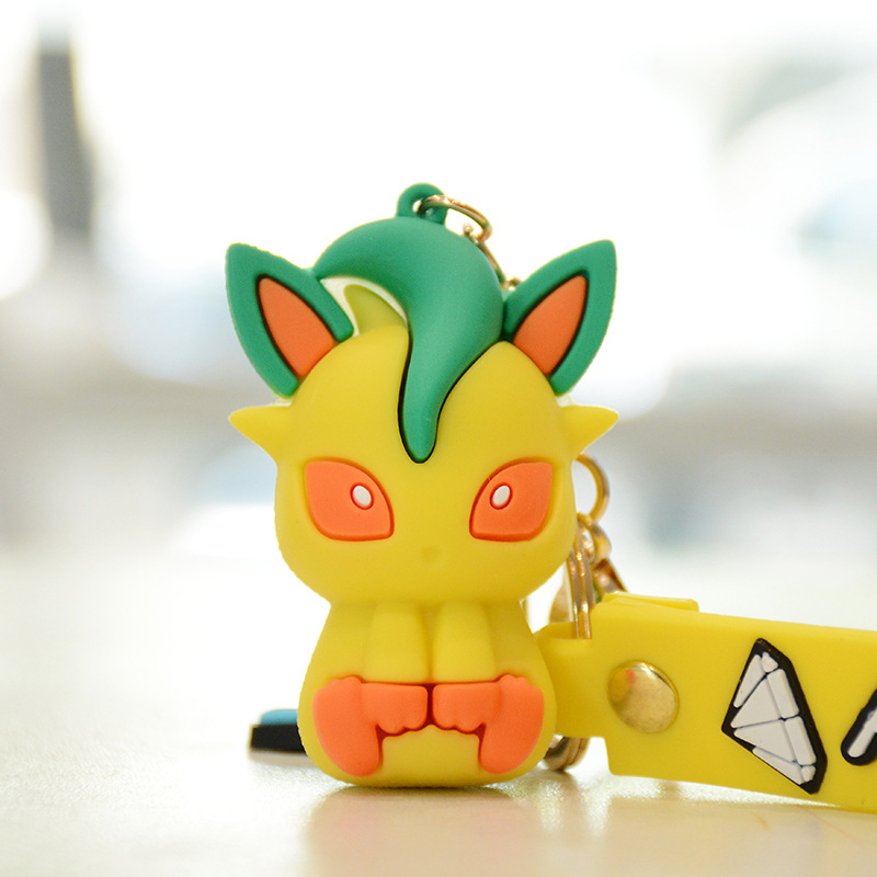 Privjesak za ključeve Eevee i Pikachu – slatka crtani serijal, poklon za parove, privjesak za auto i torbu
