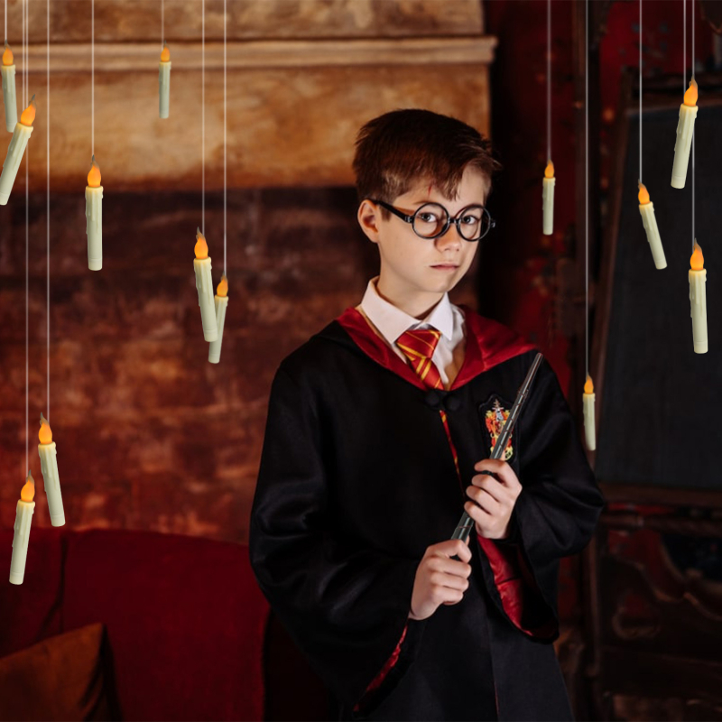 12/20 Halloween dekoracija: Harry Potter čarobna palica, plutajuća LED svijeća s daljinskim upravljanjem