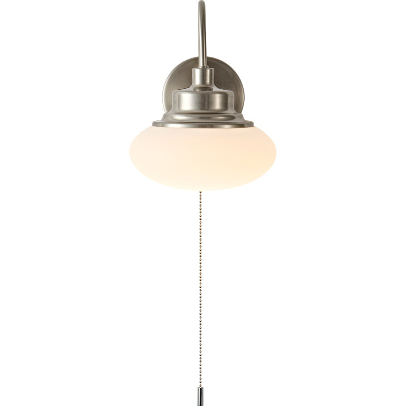 Bauhaus retro zidna lampa za spavaću sobu – nordijski minimalistički dizajn, s prekidačem