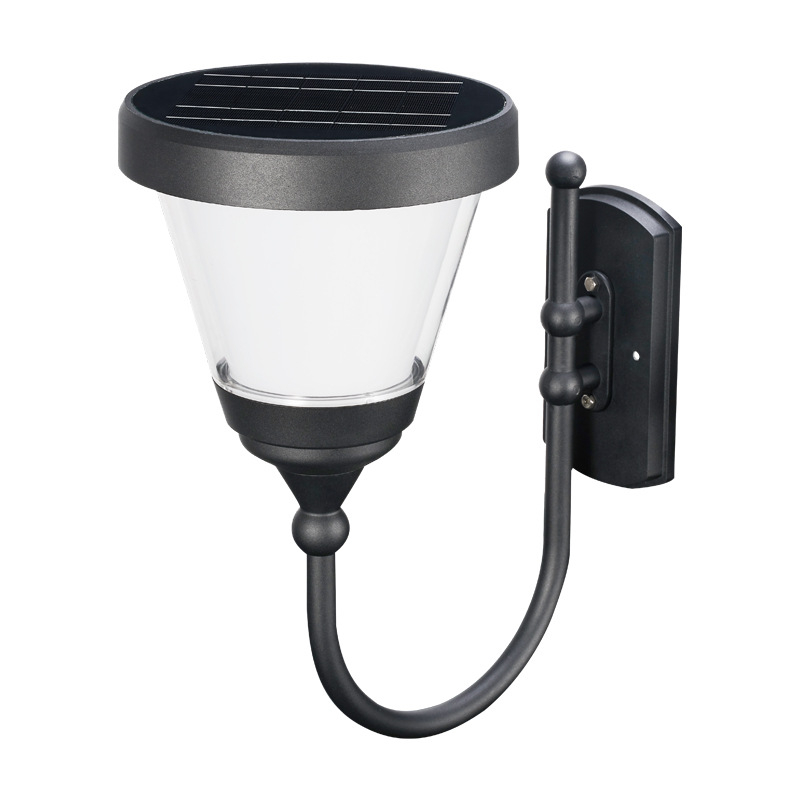 Solarna zidna lampa za vanjsku upotrebu, IP65, vrt, vila, paviljon i vrata, LED 4,5W, 5V