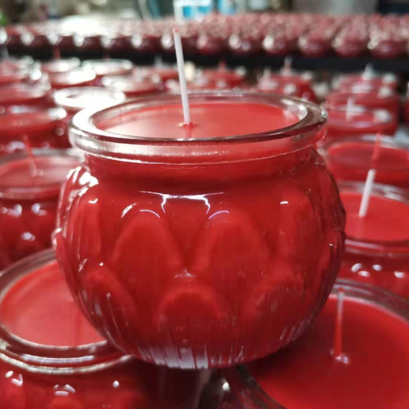 24-satna bezdimna svijeća od ghee za kućnu upotrebu, plitko otvor, lotos svjetiljka, dugotrajna