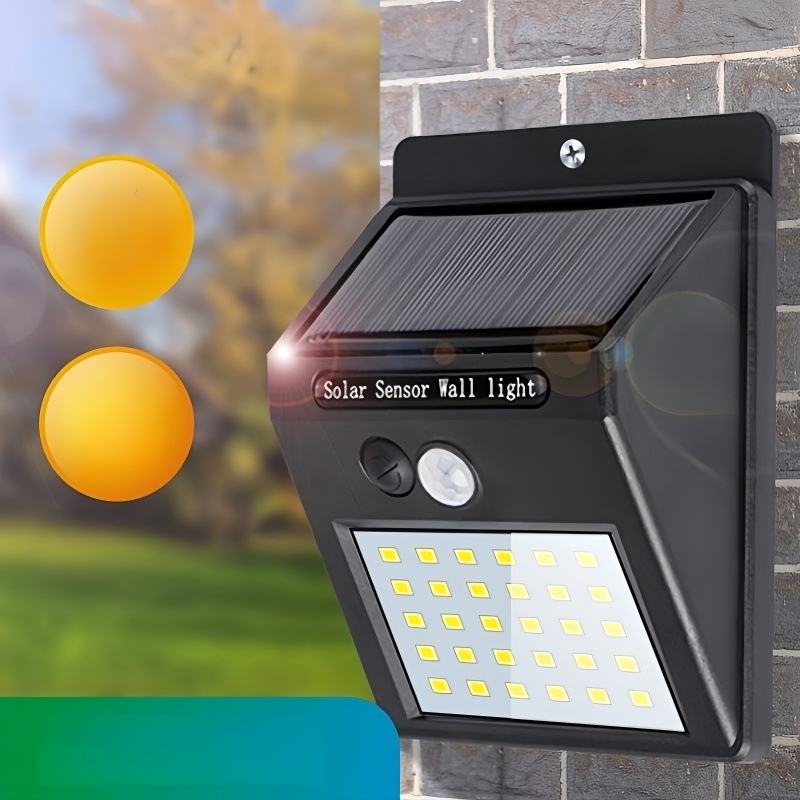 Solarna punjiva lampa s senzorom pokreta i LED-om s volframovim vlaknom za vanjsku zidnu rasvjetu, dvorište i vilu
