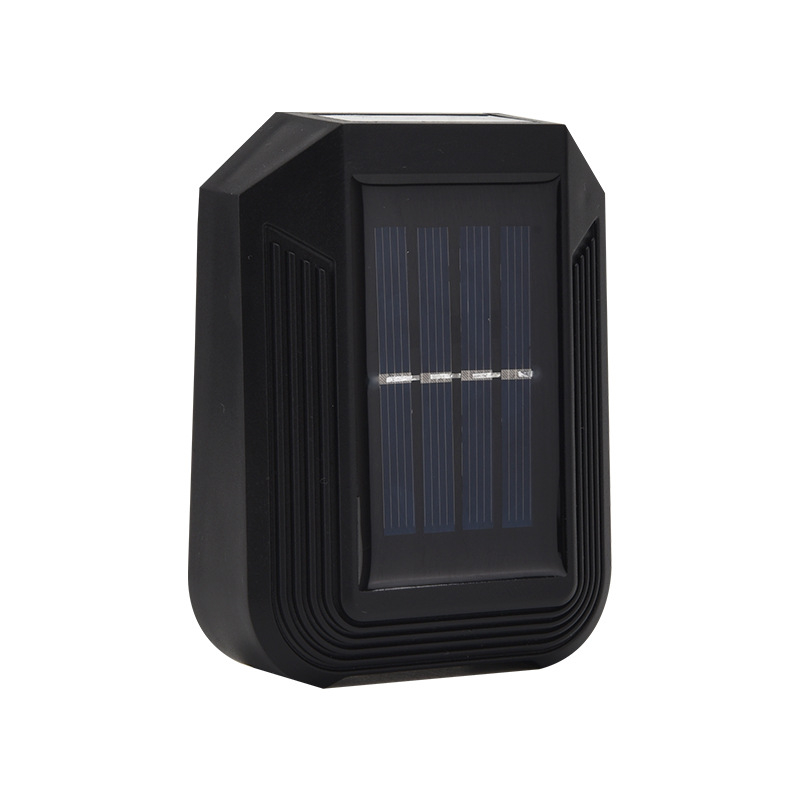 Novo 6 LED solarno zidno svjetlo za vanjsku upotrebu — dekorativno vrtno dvorišno zidno svjetlo, gore-dolje osvjetljenje