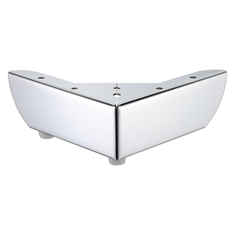 1,8 mm čelične noge za krevetu i kauč, pravokutni kutovi, noge za TV komodu, 6 točaka, 2-u-1