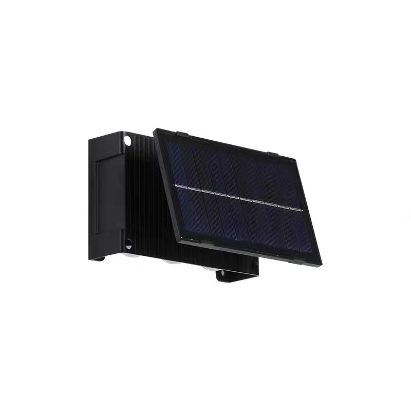 Solarna zidna svjetiljka za vanjsku uporabu, osvjetljenje gore-dolje, za ogradu i vrt, dekorativna, višebojna