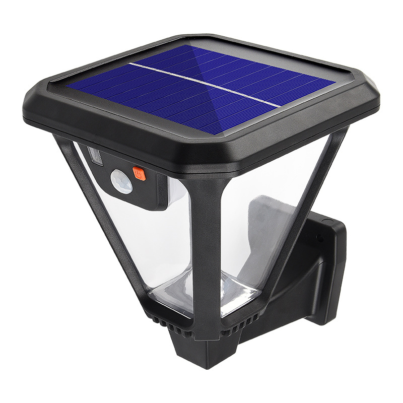 Solarna vanjska lampica za vrt s senzorom pokreta, IP55 LED rasvjeta za zid ili ugradnju u tlo, rasvjeta krajolika
