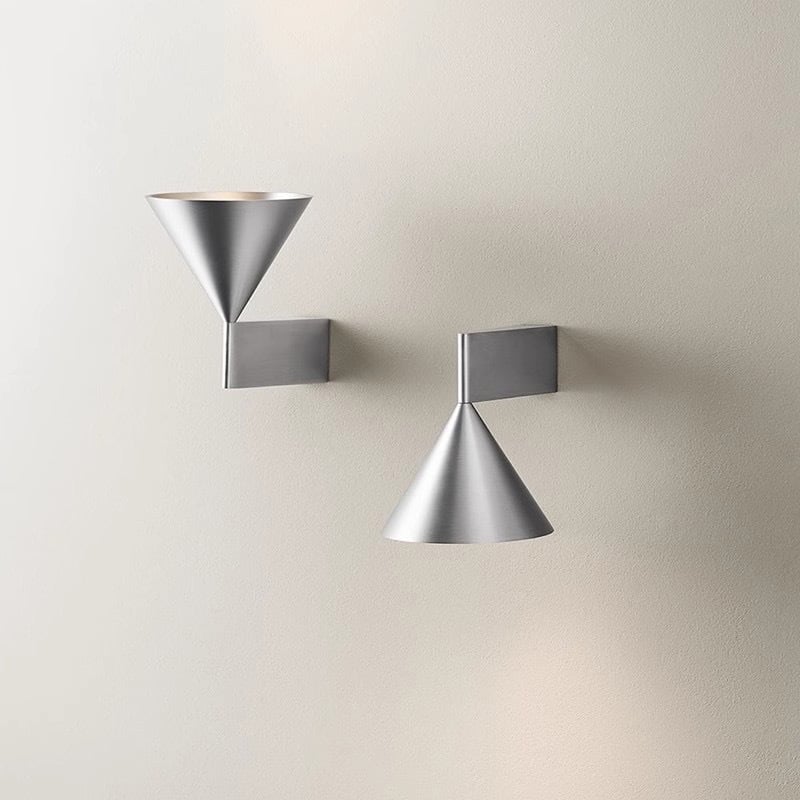 Japanska minimalistička zidna lampa s ogledalom, pogodna za dnevni boravak, spavaću sobu i hotelski hodnik.