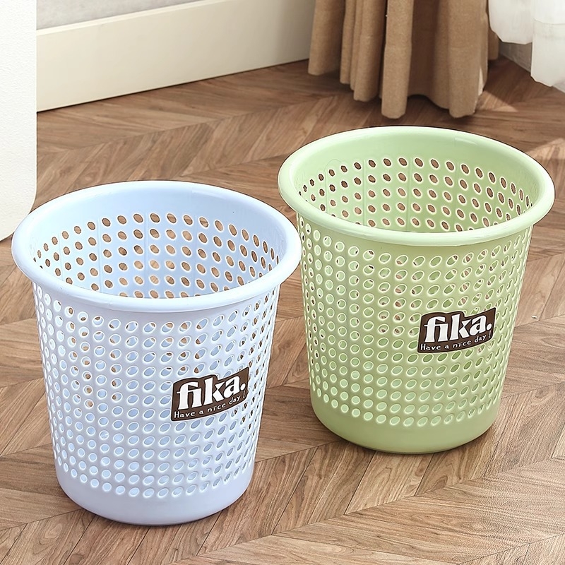 Plastični koš za otpad, bez poklopca, cilindričnog oblika, za kućnu upotrebu (dnevni boravak, spavaća soba, kuhinja, kupaonica)
