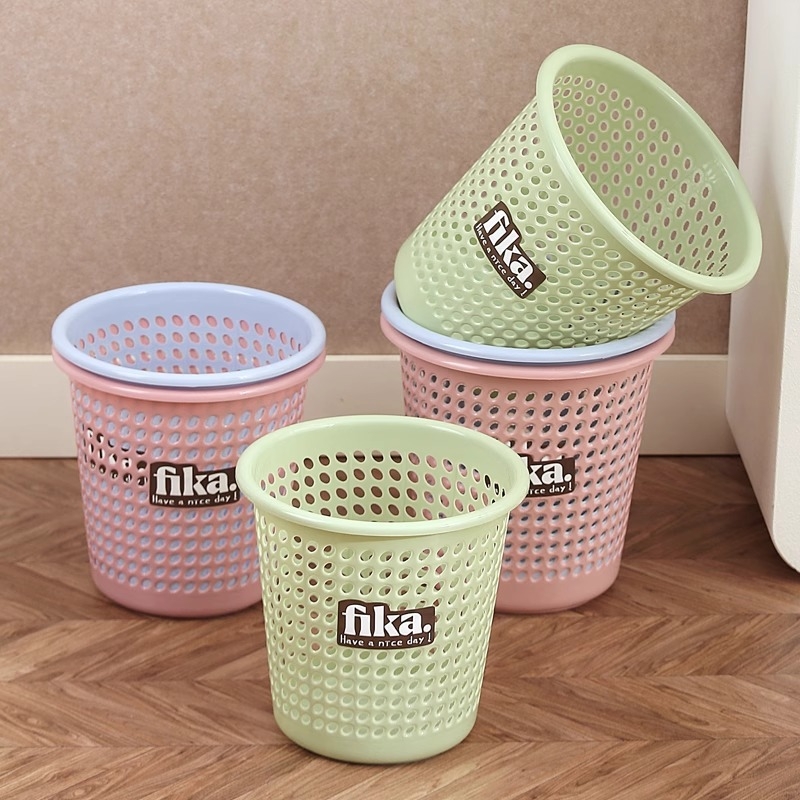 Plastični koš za otpad, bez poklopca, cilindričnog oblika, za kućnu upotrebu (dnevni boravak, spavaća soba, kuhinja, kupaonica)