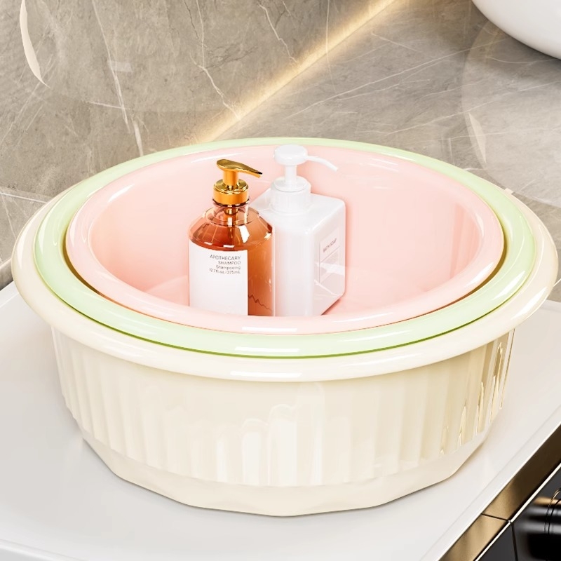 Kućni plastični umivaonik, debeli dizajn, velikih dimenzija, za kuhinju, pranje rublja i pranje lica