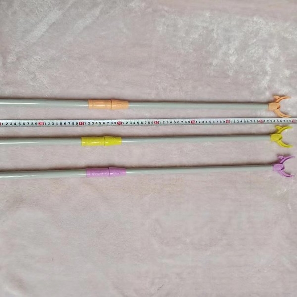 1,4 m U-oblikovana šipka za sušenje rublja, teleskopska, od nehrđajućeg čelika i plastike