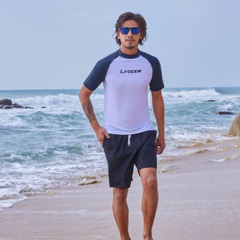 Muški plivački T-shirt, prozračan, brzo se suši, UV zaštita, za vodene sportove