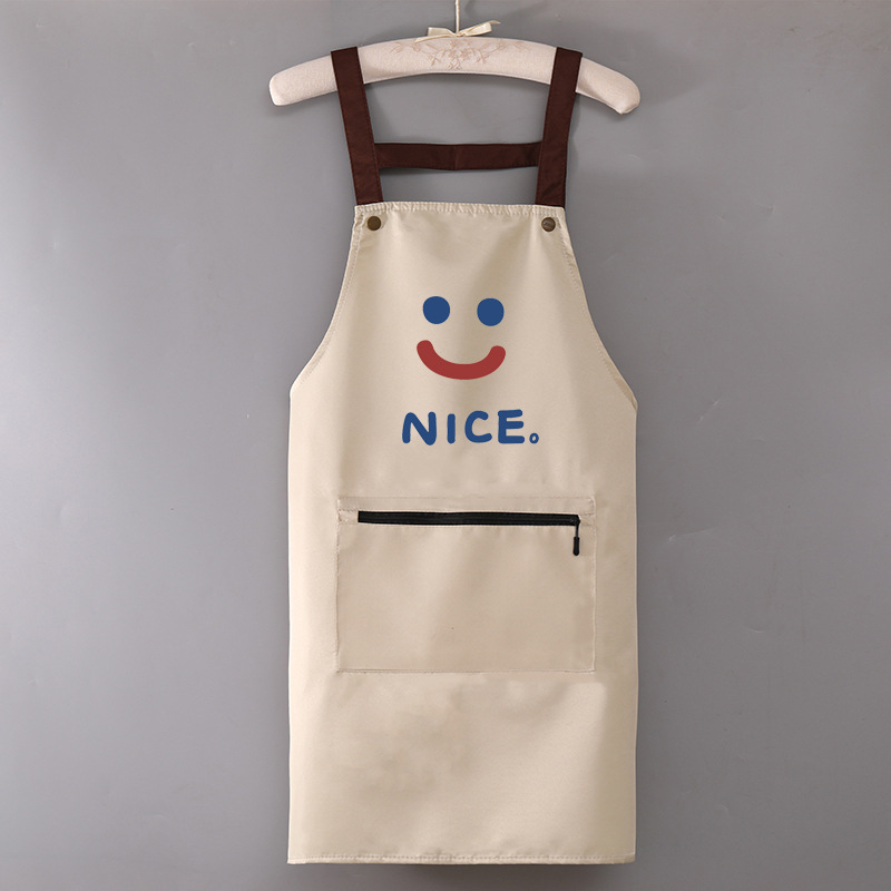 Vodootporna i otporno na masnoće bezrukavna kuhinjska i catering-apron, poliester, crtani uzorak, prilagodljivo