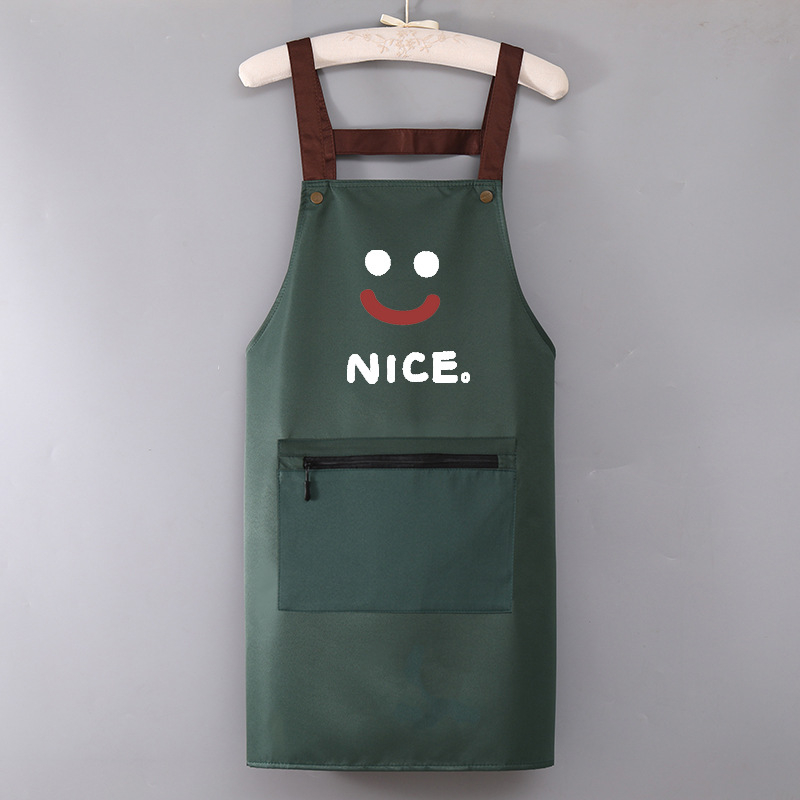 Vodootporna i otporno na masnoće bezrukavna kuhinjska i catering-apron, poliester, crtani uzorak, prilagodljivo