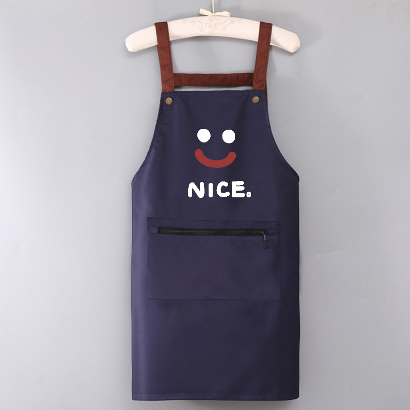 Vodootporna i otporno na masnoće bezrukavna kuhinjska i catering-apron, poliester, crtani uzorak, prilagodljivo