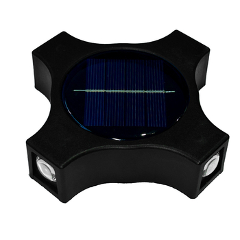 Vanjska solarna LED svjetiljka za zid, osvjetljenje dvorišta i ograde, vodootporna dekoracija vile, svjetli prema gore i dolje