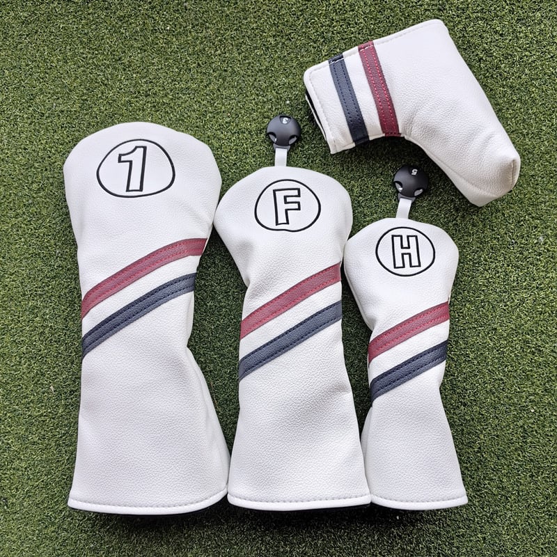Minimalistički set navlaka za glave golf palica za drvene, željezne i putter