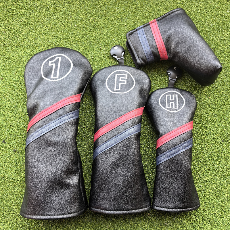 Minimalistički set navlaka za glave golf palica za drvene, željezne i putter