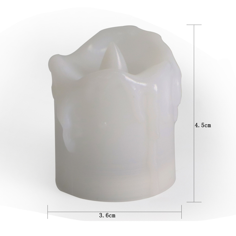12-kom LED tea light svijeće za božićne, rođendanske i svatbene dekoracije (plastika, CR2450 baterija)