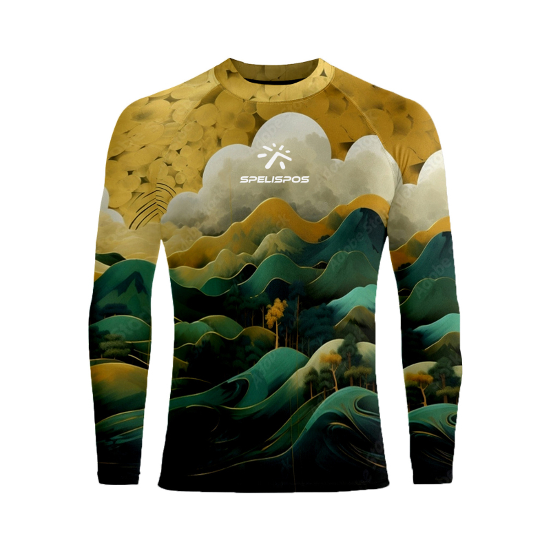 Rash guard s kapuljom, dugi rukav za surfanje, Lycra, brzo sušenje, za muškarce