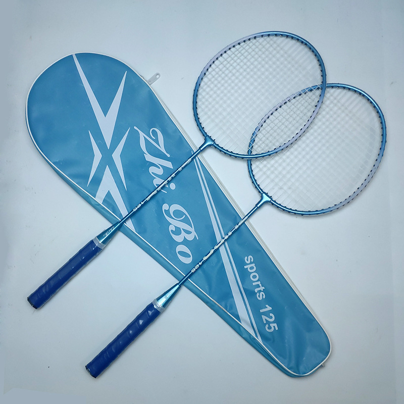 Set za badminton za početnike – djeca i odrasli, okvir od željezne zlitine, ultralak i s amortizacijom udara