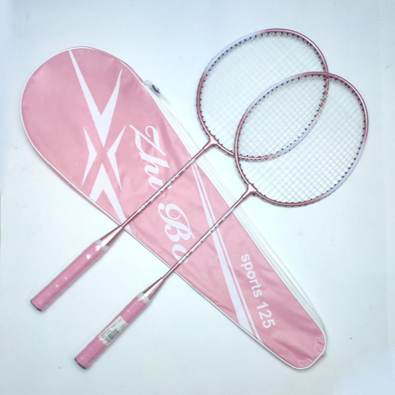 Set za badminton za početnike – djeca i odrasli, okvir od željezne zlitine, ultralak i s amortizacijom udara