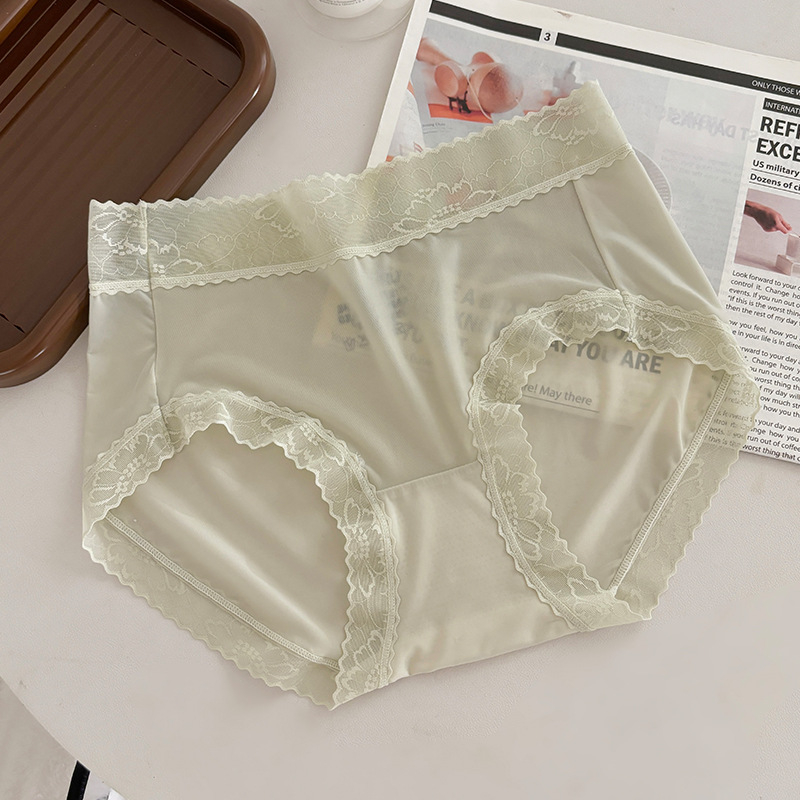 Ženske gaćice Ice Silk, bez šavova, ultratanke, prozračne, brzo se suše, antibakterijske, pamuk u preponama, srednjeg pojasa