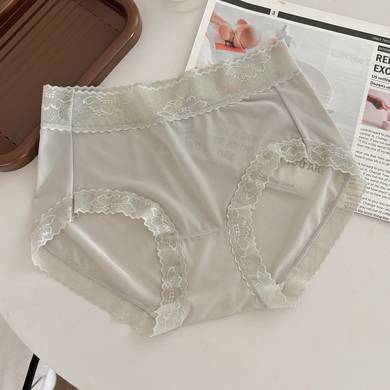 Ženske gaćice Ice Silk, bez šavova, ultratanke, prozračne, brzo se suše, antibakterijske, pamuk u preponama, srednjeg pojasa
