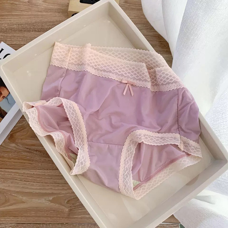 Ženske gaćice Milk Ice Silk, svilenkasto nježne, ultra-tanke, najlon s modalnom podlogom, srednji pojas, prozračné