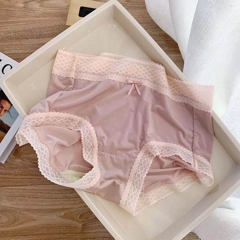 Ženske gaćice Milk Ice Silk, svilenkasto nježne, ultra-tanke, najlon s modalnom podlogom, srednji pojas, prozračné