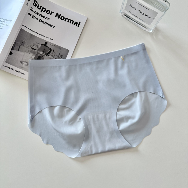 Ženske gaćice Ice Silk Nude bez šavova, udobne i prozračne, srednja visina, bikini stil