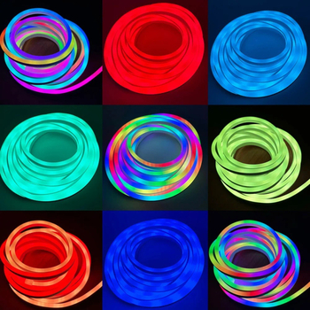RGB fleksibilna svjetleća traka s promjenjivom bojom za dekor automobila na utrkama i esports, upravljanje putem aplikacije, USB neonsko svjetlo