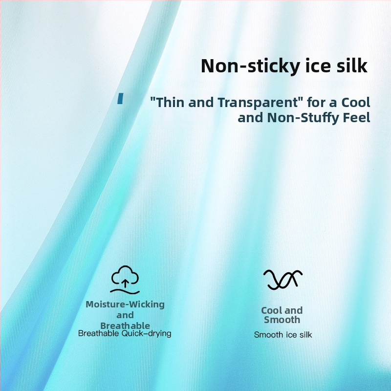 Muške bokserice od ice silk, bezšivne, s gradijentnom bojom, osvježavajući osjećaj, moderan mladenački stil