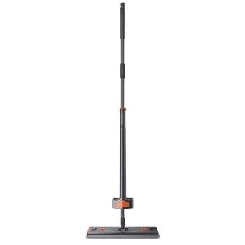 Kućni plosnati mop s odvojivom glavom, kanta za automatsko iscijeđivanje, bez korištenja ruku, teleskopska duljina 120–140 cm, brend MUGE