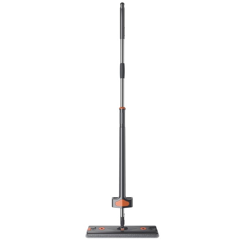 Kućni plosnati mop s odvojivom glavom, kanta za automatsko iscijeđivanje, bez korištenja ruku, teleskopska duljina 120–140 cm, brend MUGE